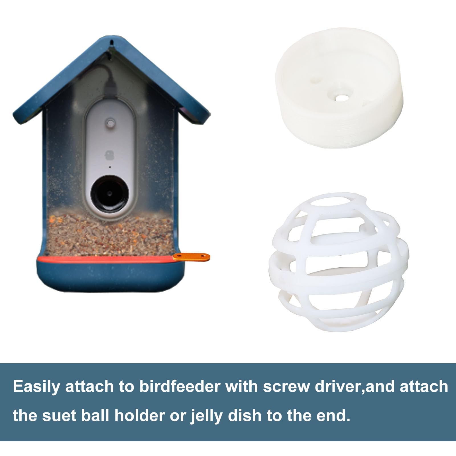 Verlängerungsstange Für Bird Buddy Smart Feeder – Inkl. Talg-Futterspender, Einfach Zu Montieren