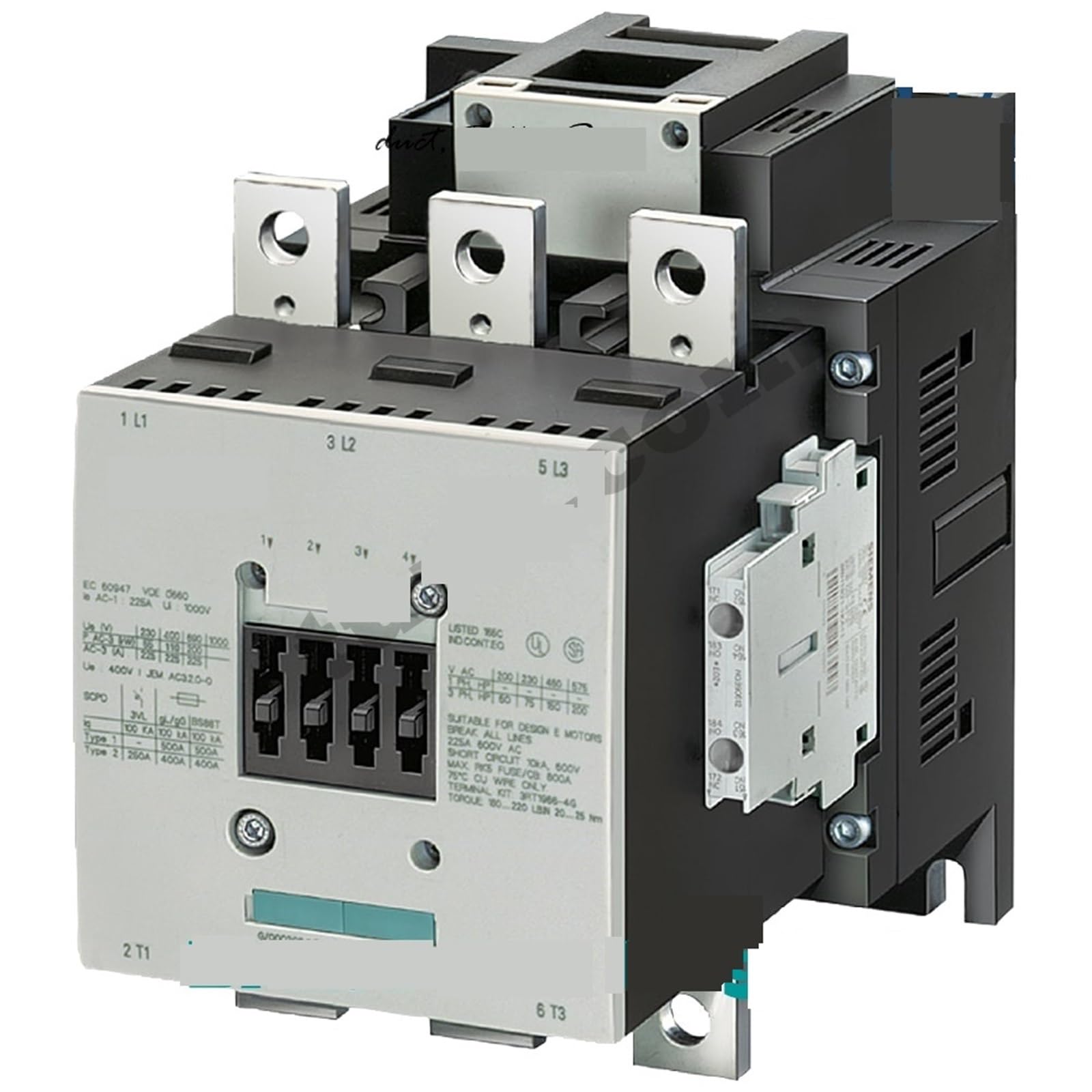 ETPBRIMSF 1pcs 3RT5064-6AP36 3RT50646AP36 Contactor 220...240 V AC/DC AC3 110 kW 400 AC