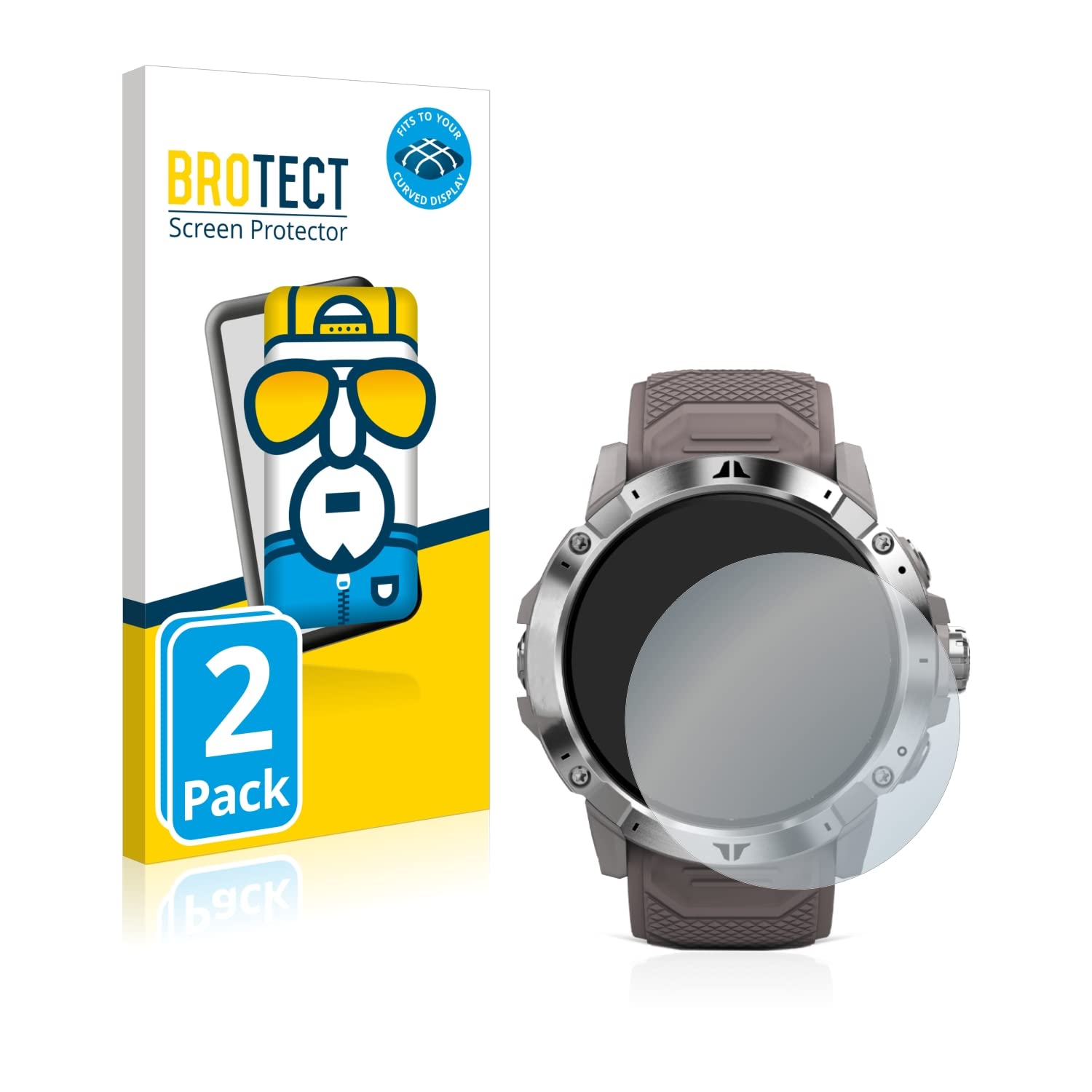 brotect Pellicola Protettiva Vetro per Coros Apex 2 Pro Protezione Schermo (3 Pezzi) [Durezza Estrema 9H, Chiaro