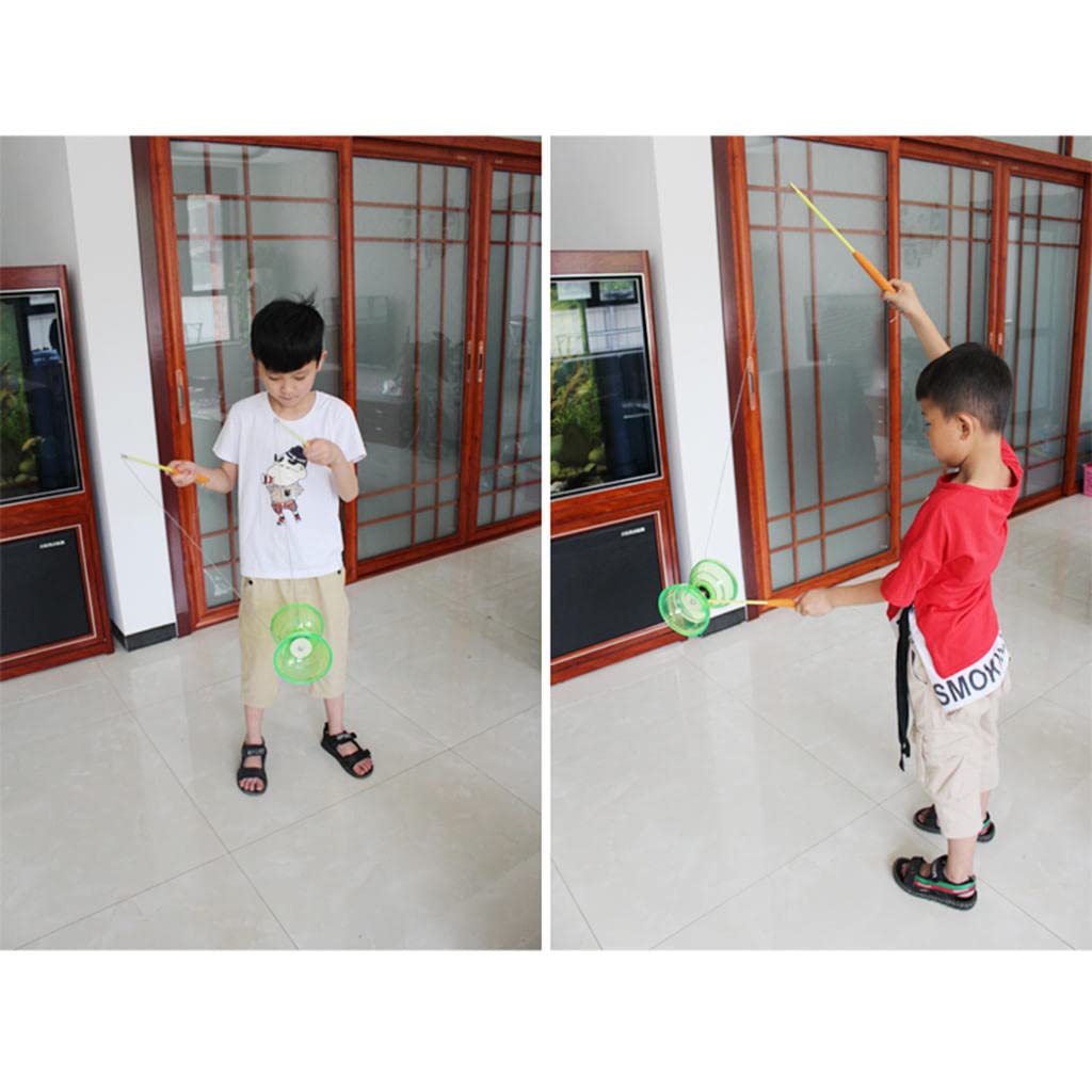 Diabolo Professionale A 3 Cuscinetti Con Bacchette E Cordino