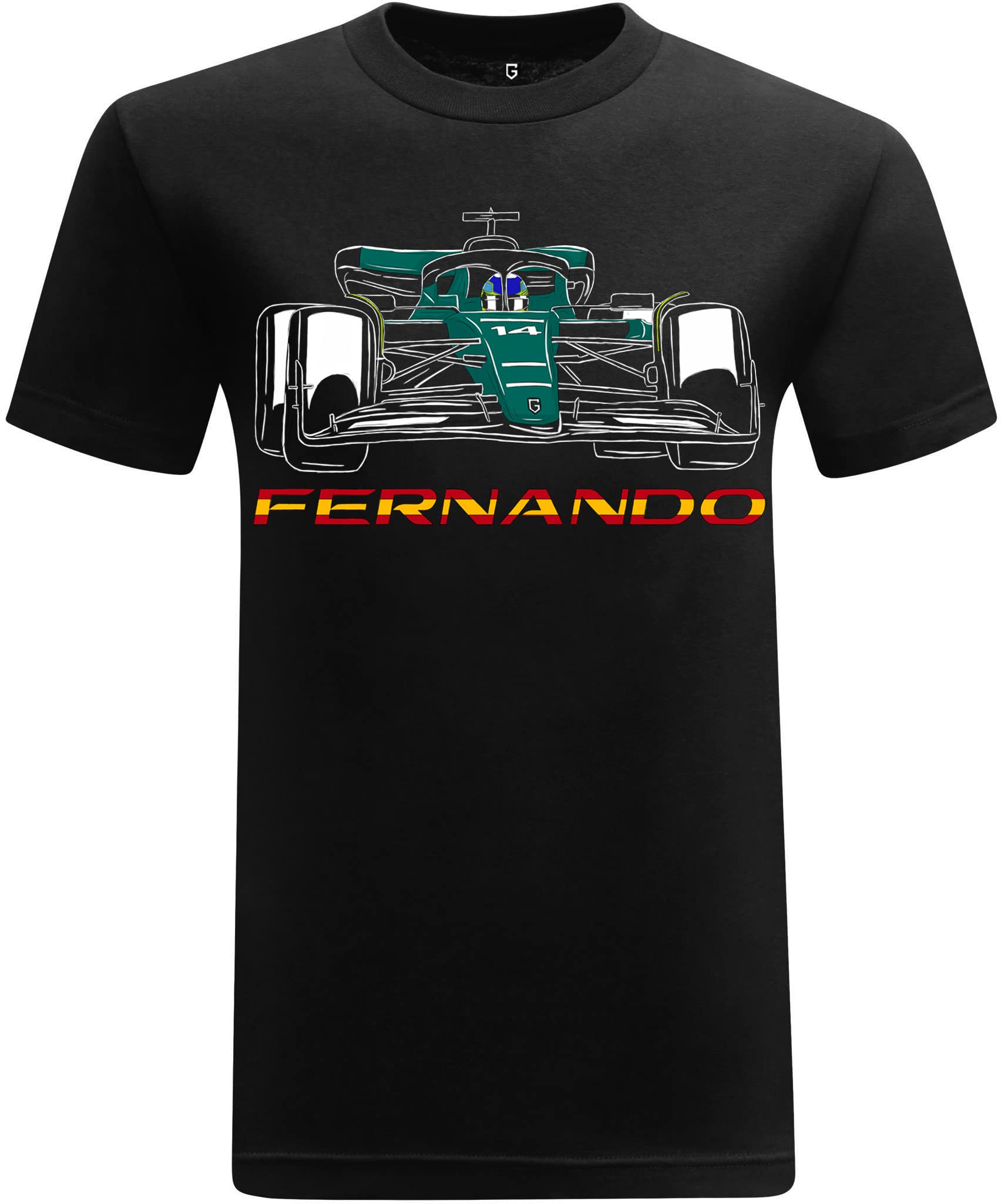 Game GarmentFormula Racing Driver Fuel Race Car Sports Fan Men's Graphic T-Shirt