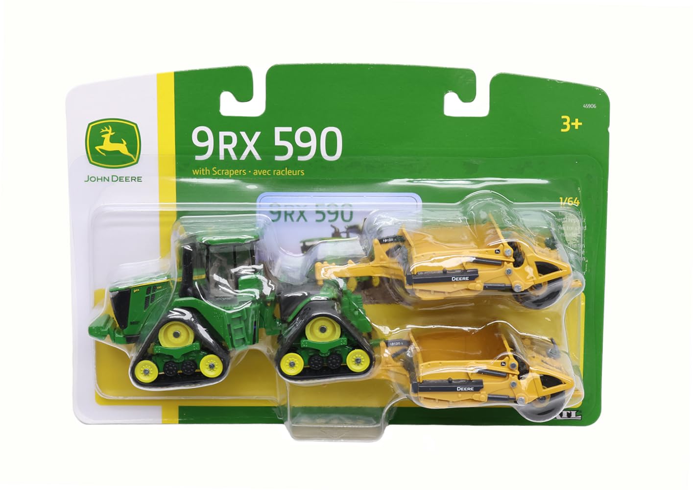 John Deere LP84498 1/64 9RX 590 mit 1812DC Scraper Spielzeug