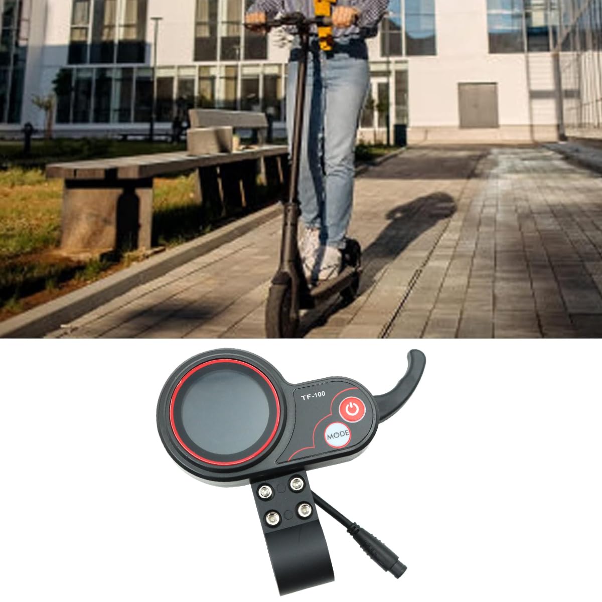 Ensemble de contrôleur de Scooter électrique, contrôleur de vélo électrique, contrôleur de Moteur sans balais 48 V 20 A Compatible avec Le Scooter à 2 Roues KUGOO M4