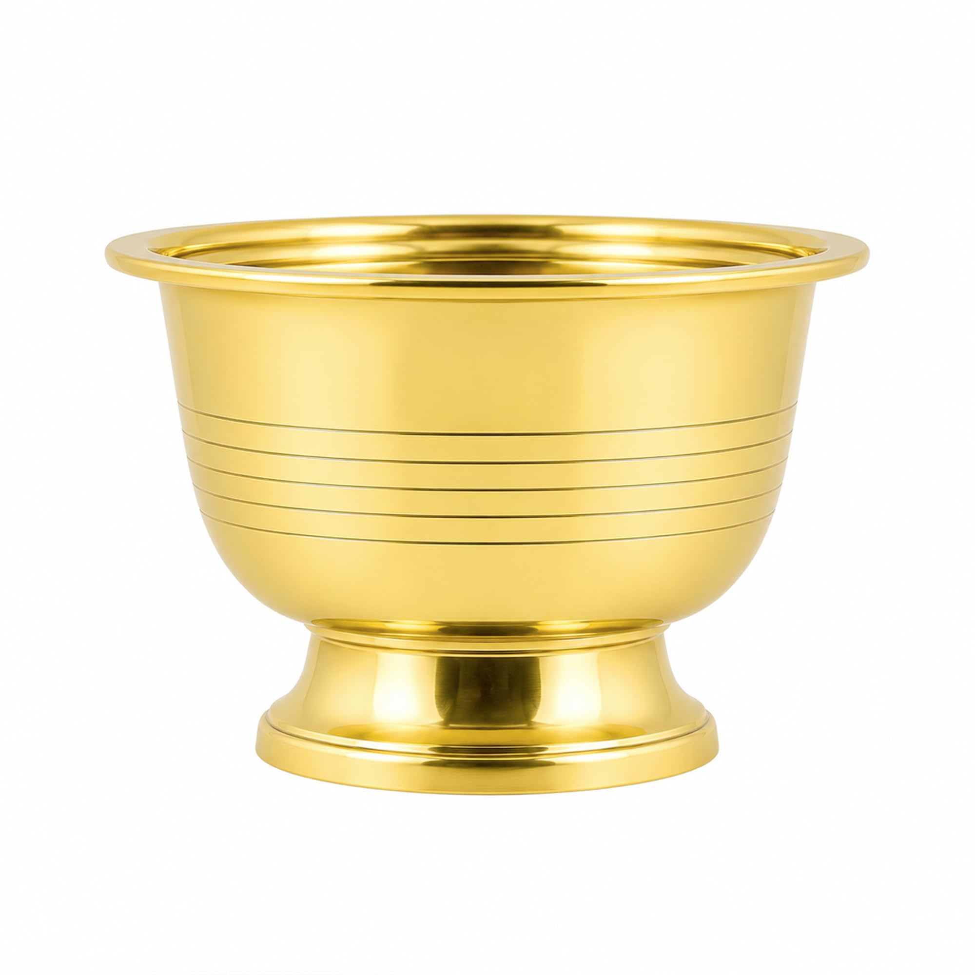 Putrika Brass Chandhan | Kumkum | Turmeric | Sandal | Haldi | Bowl | Pooja | Puja | Holder | Roli | Stand | Multipurpose for Temple Home - Padam Payala (2) 1