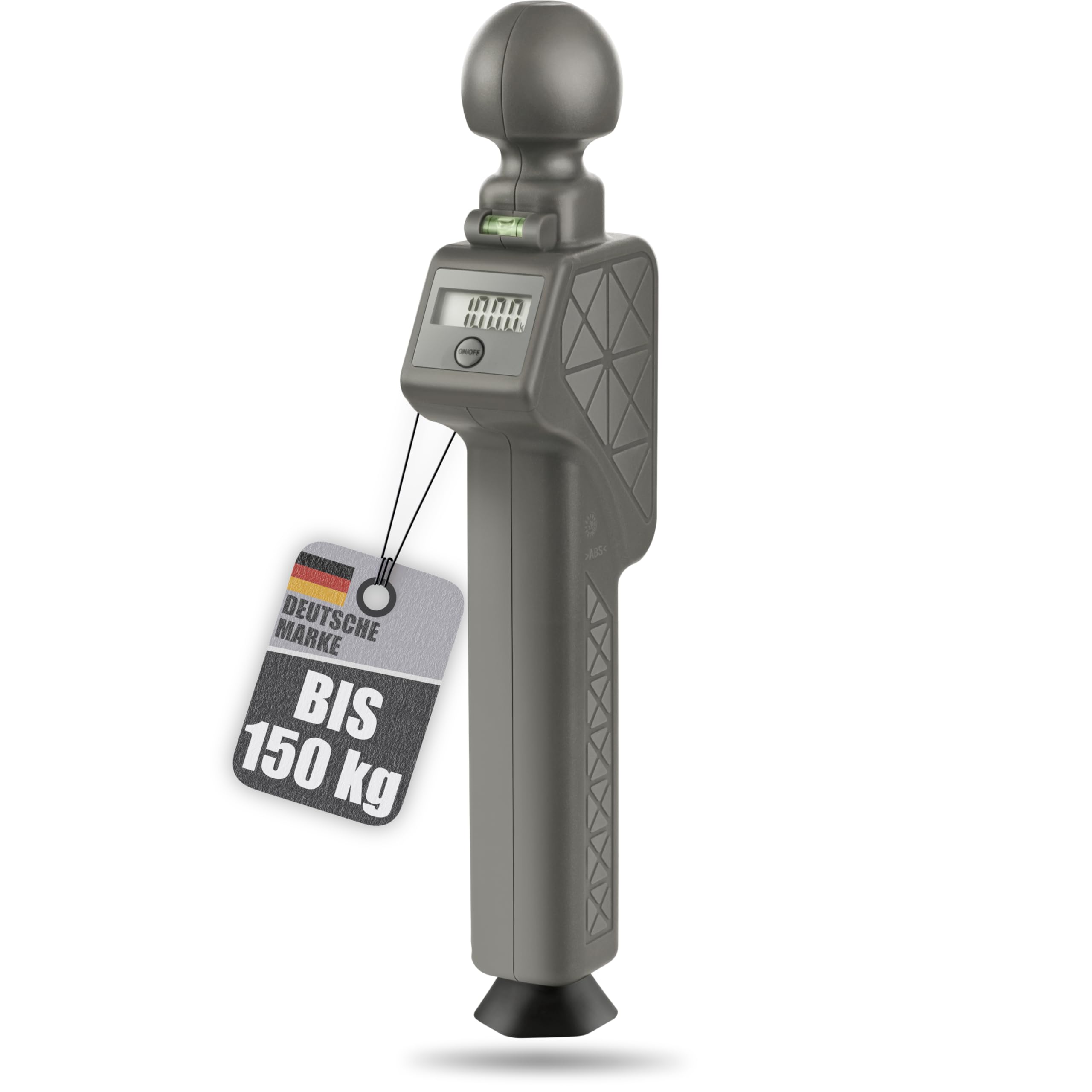 bonsport Stützlastwaage Digital für Wohnwagen & Anhänger - Deichselwaage bis 150 kg für Anhängerkupplung - Anhängerwaage.