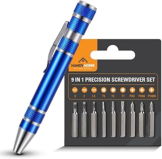 9-in-1 Mini Screwdriver Set for Glasses Tightening, Computer, Laptop, PC, Watch Screwdriver Set | Tiny Screwdriver Set | Precision Screwdriver Set | Small Screwdriver Set | Glasses Screwdriver Set