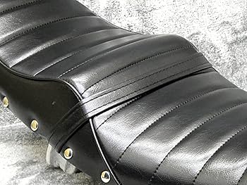 XSR125 鋲打ち 茶ツートン タックロールシート/ RE46J XSR155 Yahoo!オークション - XSR125 黒皮 タックロールシート/ブラック