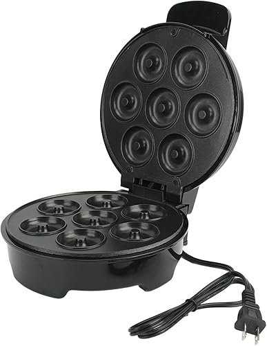 Oumefar 7 in 1 Mini Donut Maker with NonStick Surface Household for Holiday Use, Breakfast,Dessert Multifunctional Donut Maker US Plug 110V 1000W