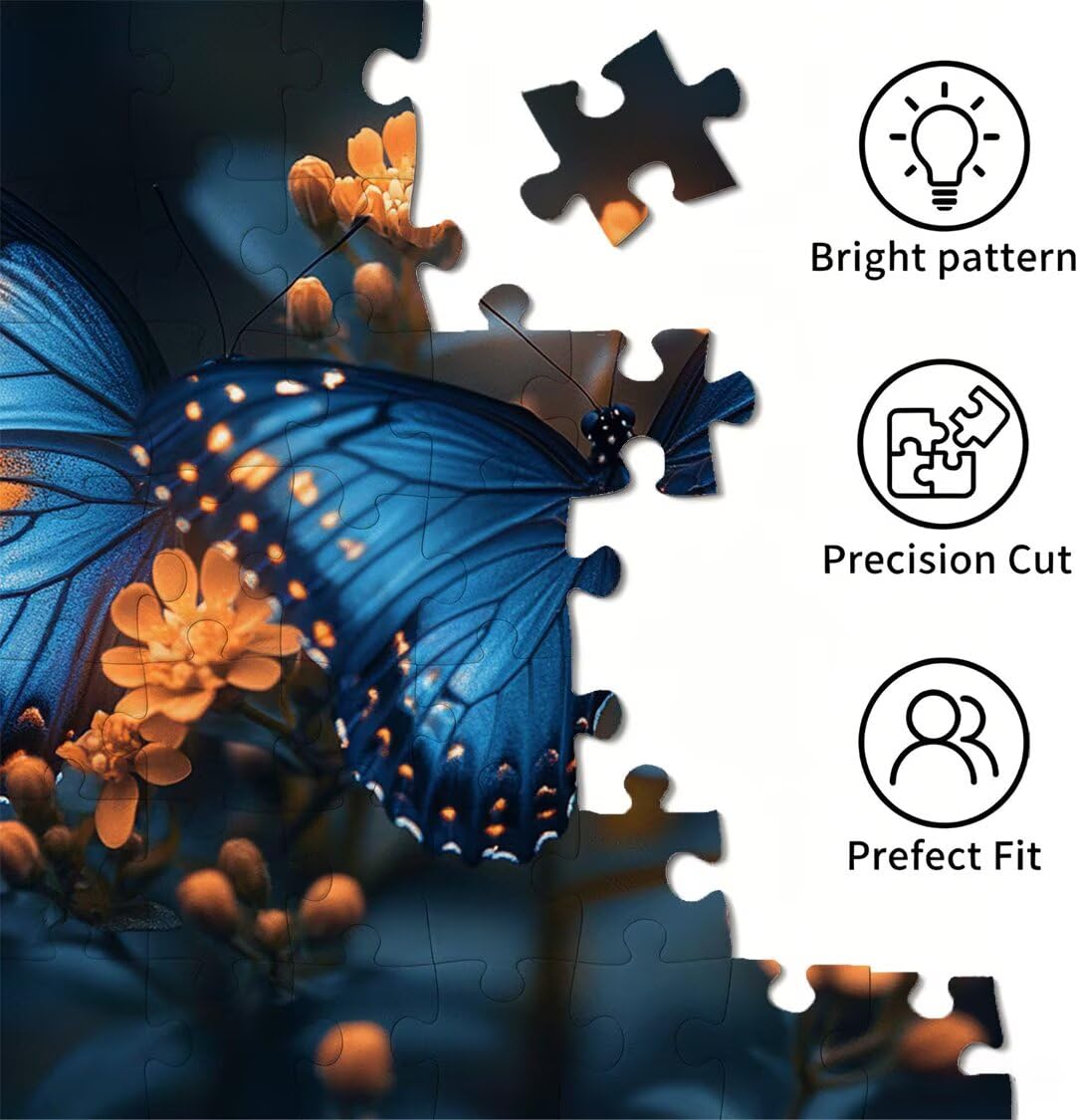 Puzzle dla dorosłych 2000, kwiat motyl, 99 x 70 cm, n-267