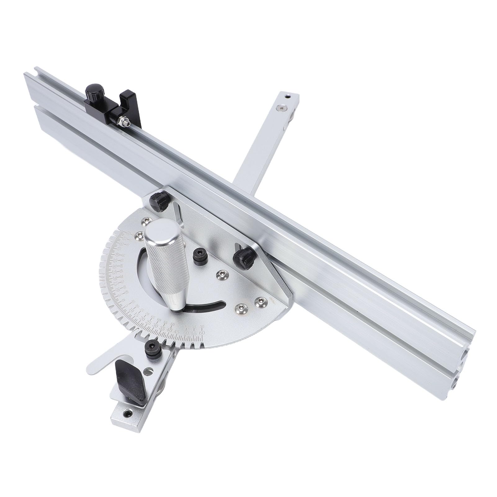 Akozon Table Saw Miter Gauge Angle with Flip Stop