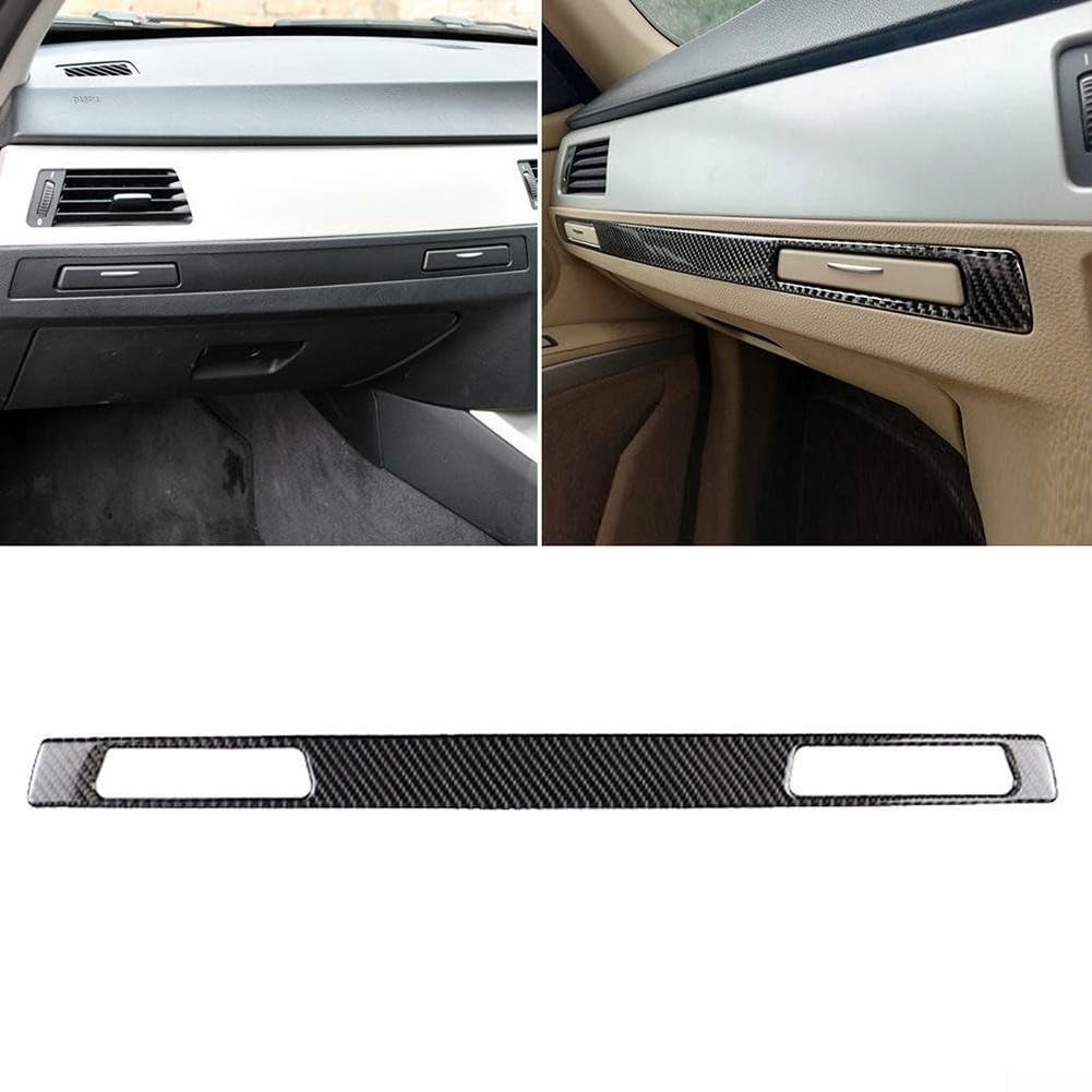 Per BMW Serie 3 (E90/E92/E93) Interno In Fibra di Carbonio Portabicchiere Acqua Trim Leggero ed Elegante Design