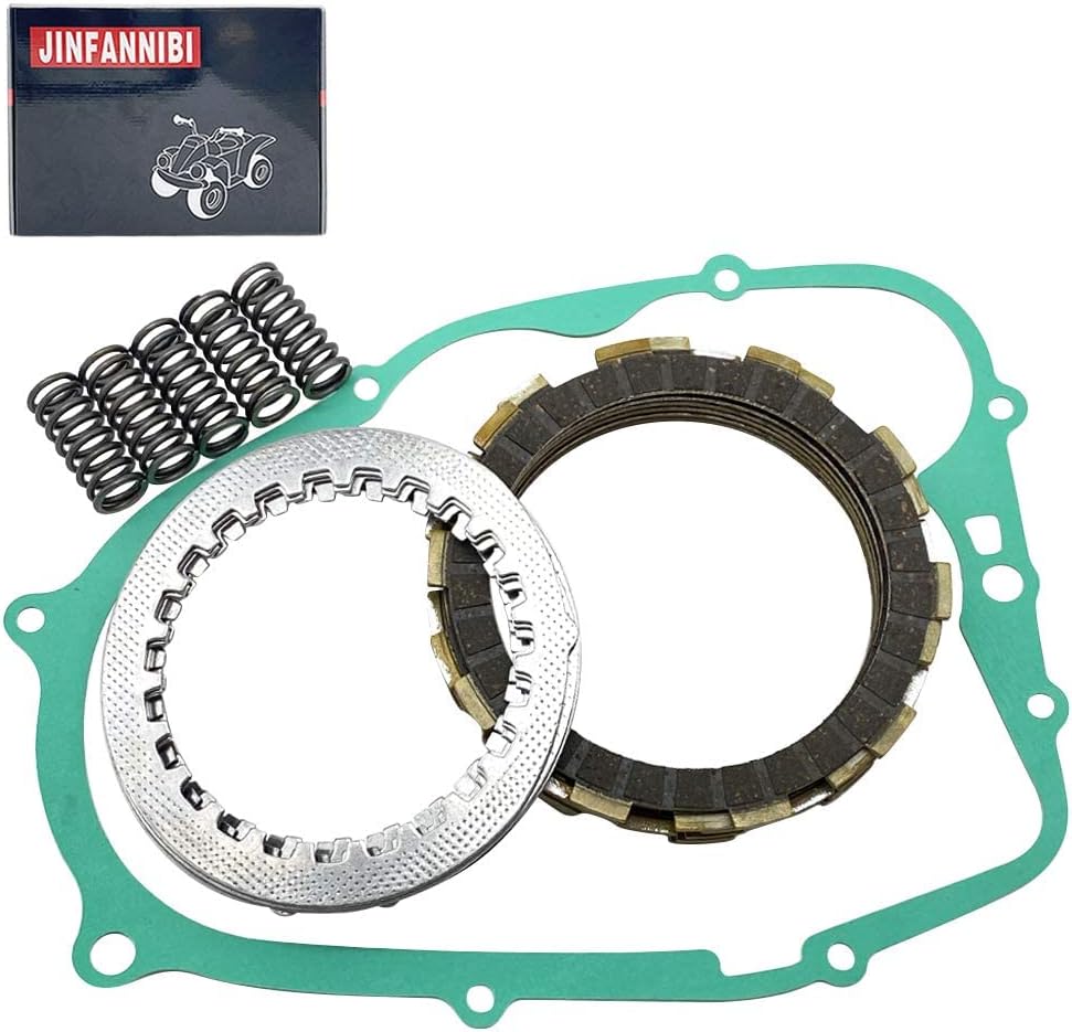 JINFANNIBI Complete Clutch Kit Heavy Duty Springs and Gasket Compatible for Yamaha