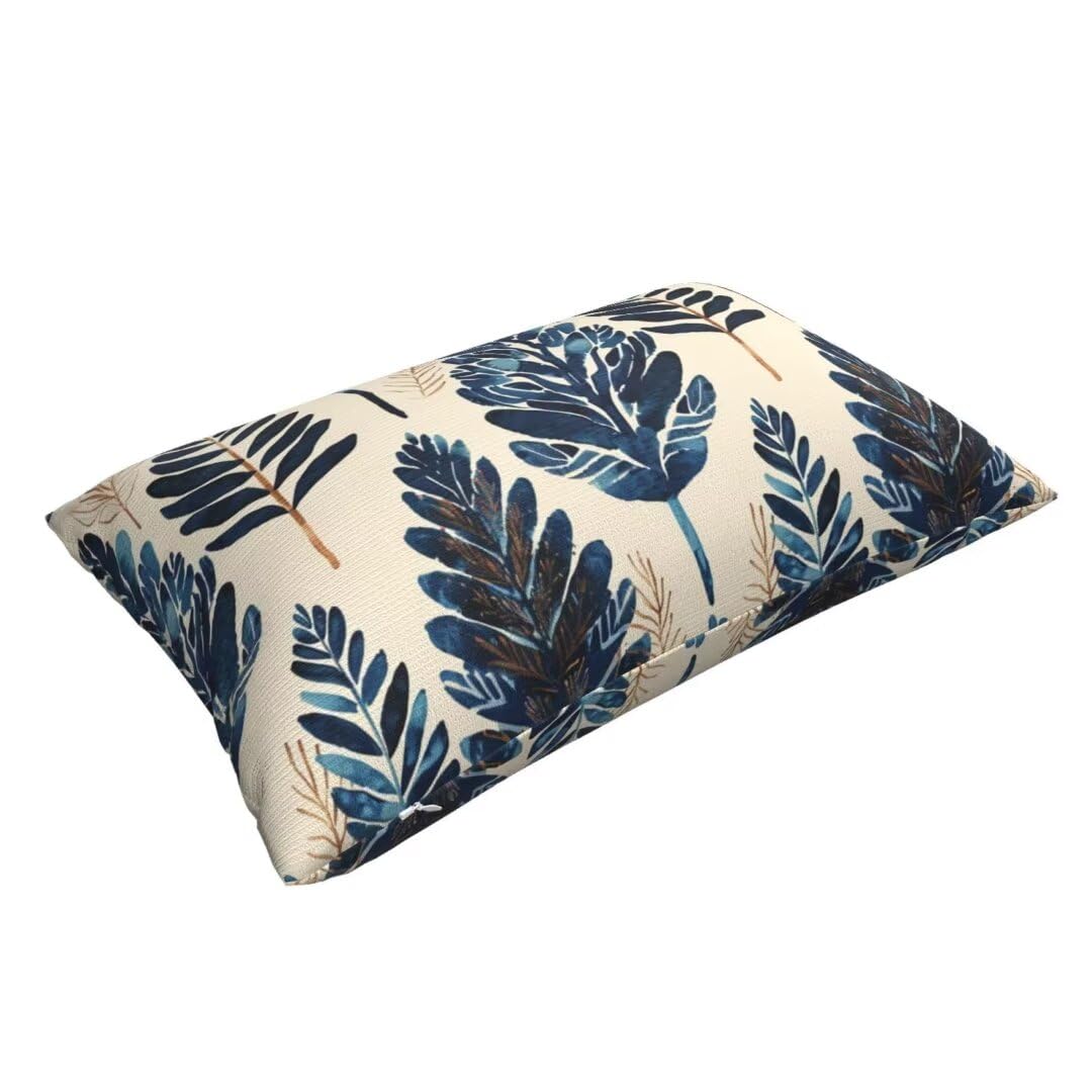 Tritard Outdoor-Kissenbezüge – Wasserfester Stoff, Grünes Blattmuster, 50,8 X 50,8 Cm, 2 Stück