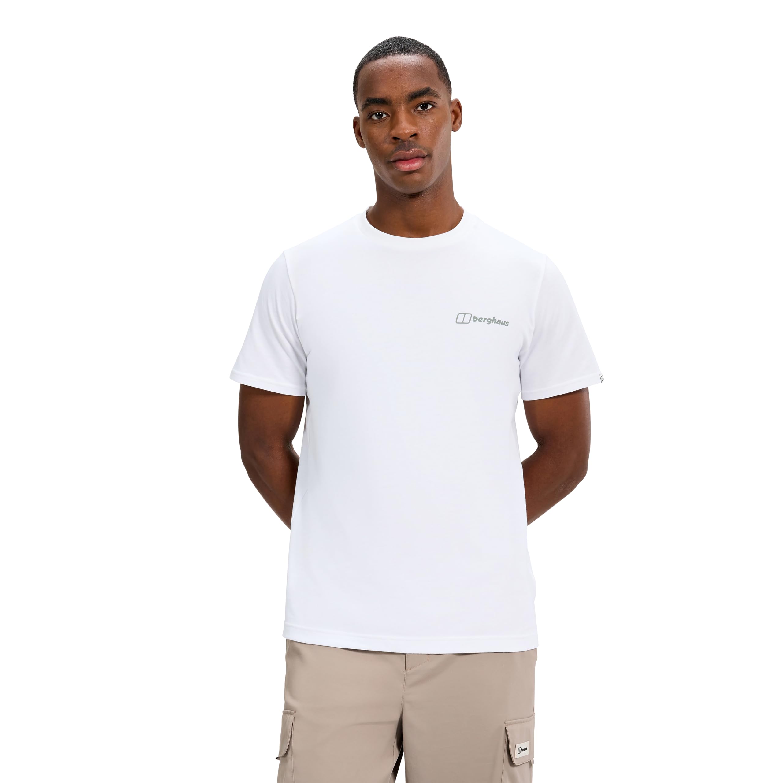 Berghaus Men's Coordinates Tee, Pure White, XL