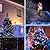Multicolor Solar Christmas Lights 2Pack Total 180FT 500LED, Solar String Lights Outdoor Waterproof, Auto On/Off with 8 Modes Solar Twinkle Lights for Christmas Tree Decorations (Multicolor)