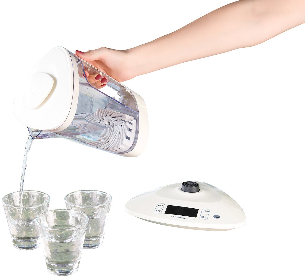 Ioniseur deau 1,5 L à écran LCD [Rosenstein & Söhne]