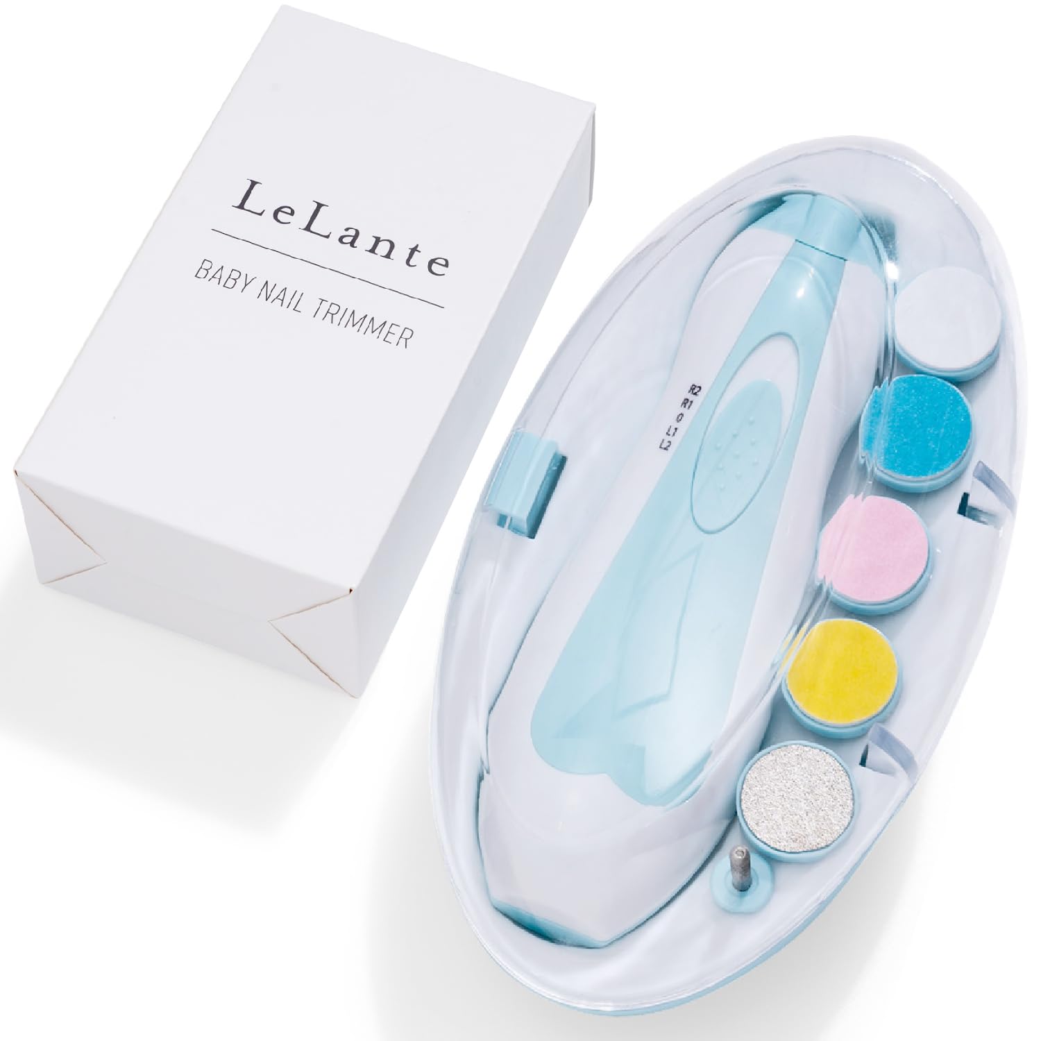 【anan掲載×専門家が推薦】 赤ちゃん 電動爪やすり 電動爪けずり ベビー 電動 爪切り つめきり つめやすり つめけずり 赤ちゃん用 (ブルー)