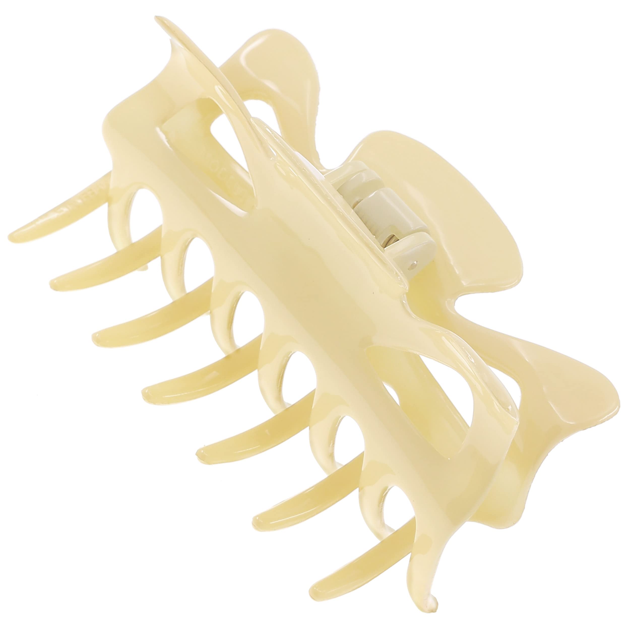 Camila Paris CP3509 French Hair Clip for Women, 3.5 inch Cream for Thick Volume Hair, Girls Hair Claw Clips Jaw, Durable Styling Hair Accessories for