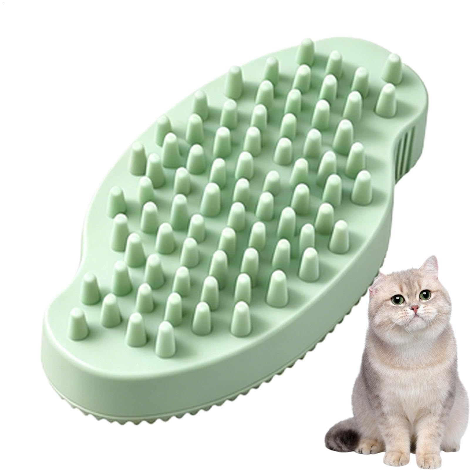 Dog Bath Brush,Rubber Care and Shedding | Dog Bath Scrubber Shower Brush | For Cleaning Bathing Hair Removal Massage Care Indoor House Apartment Camping