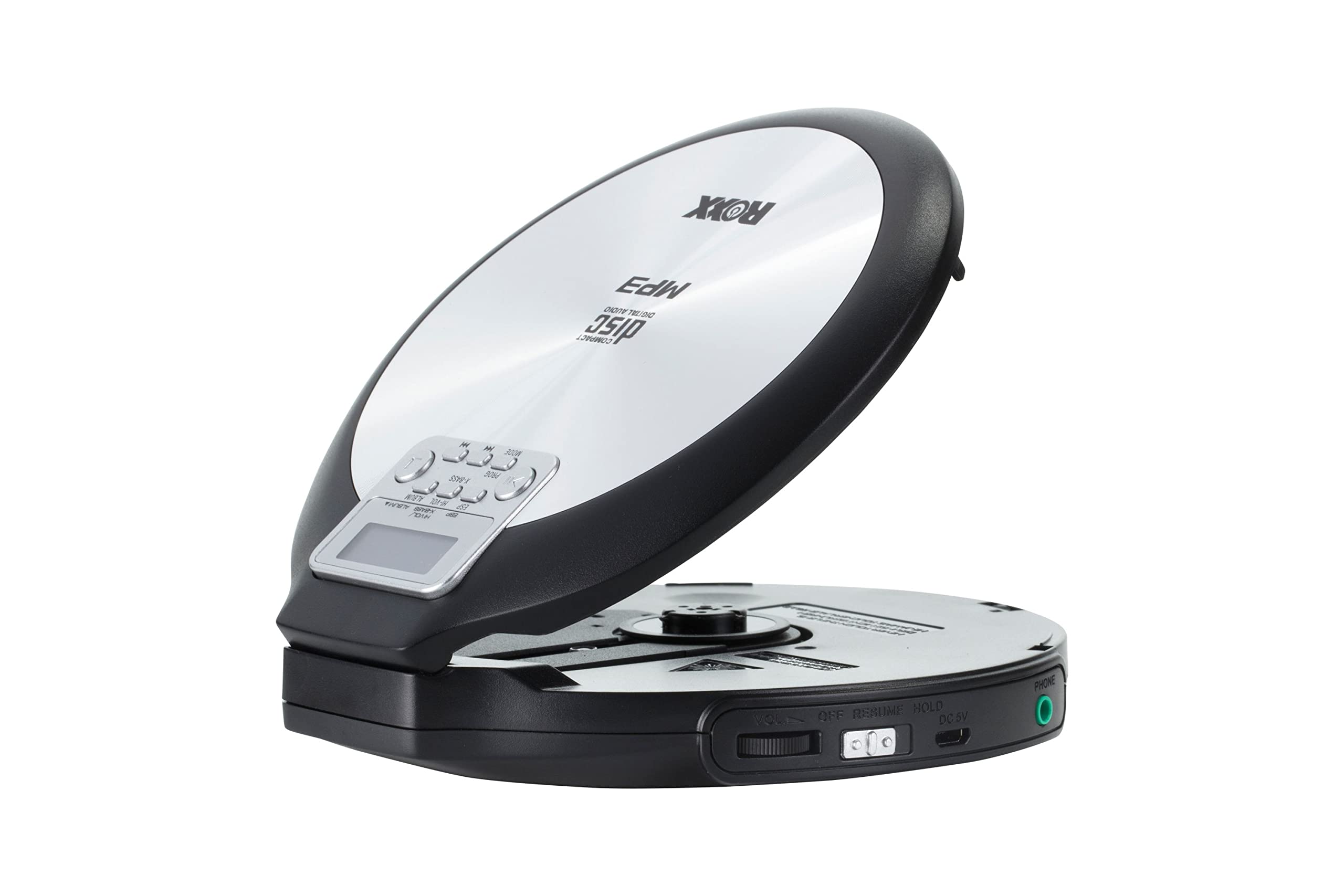 Lecteur CD Portable Roxx PCD 600 CD, CD-R, CD-RW, MP3 Noir