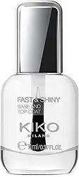 KIKO MILANO, New Fast & Shiny Base and Top Coat,Base de Unhas e Top Coat, Incolor