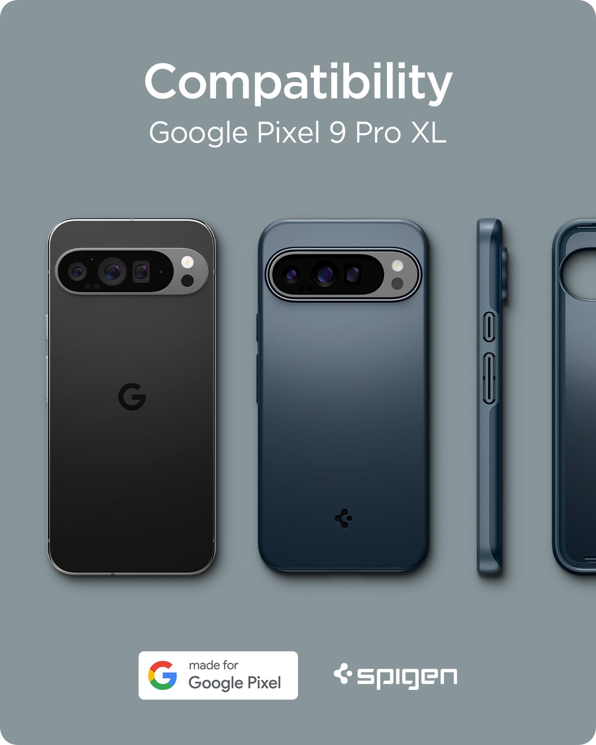 Amazon.co.jp: Spigen 【Made for Google 公式認定】 Pixel 9 Pro XL