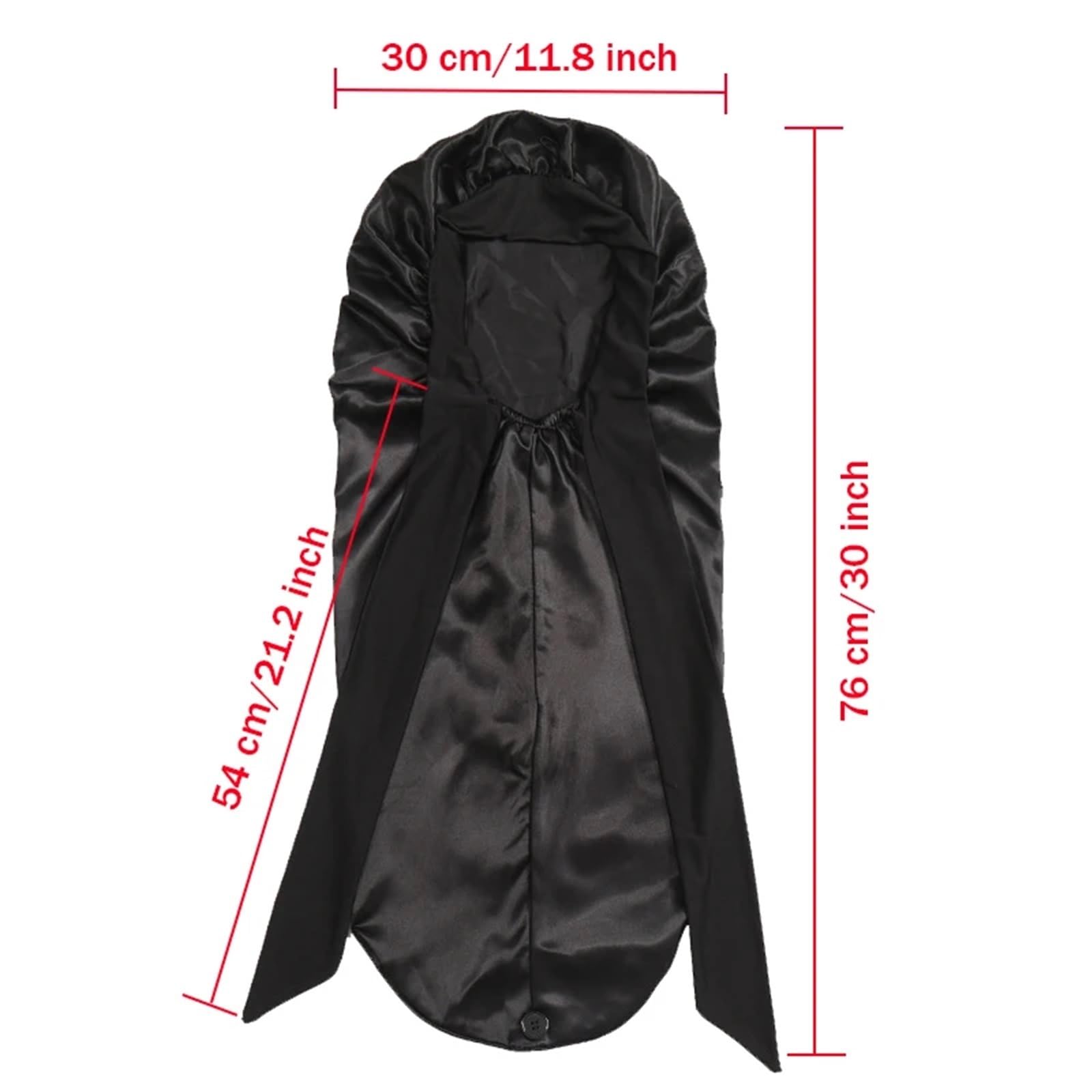 Cuffia in raso lungo morbido e setoso for capelli naturali ricci. for di dimensioni extra large con cravatta for un sonno notturno confortevole per Home(Coffee)
