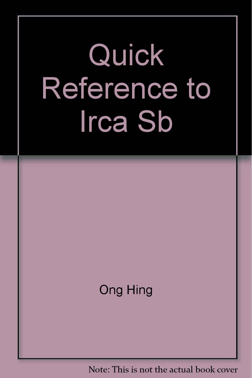 Quick Reference to Irca Sb