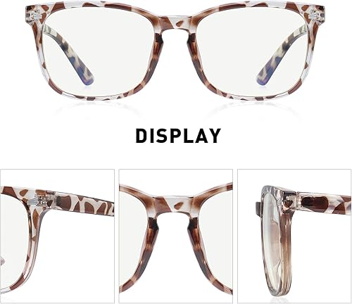 Miniatura 3 de Gafas de bloqueo de luz azul para ordenador  Gafas de juego cuadradas para mujeres y hombres Anti Eyestrain Reading Gaming Glasses