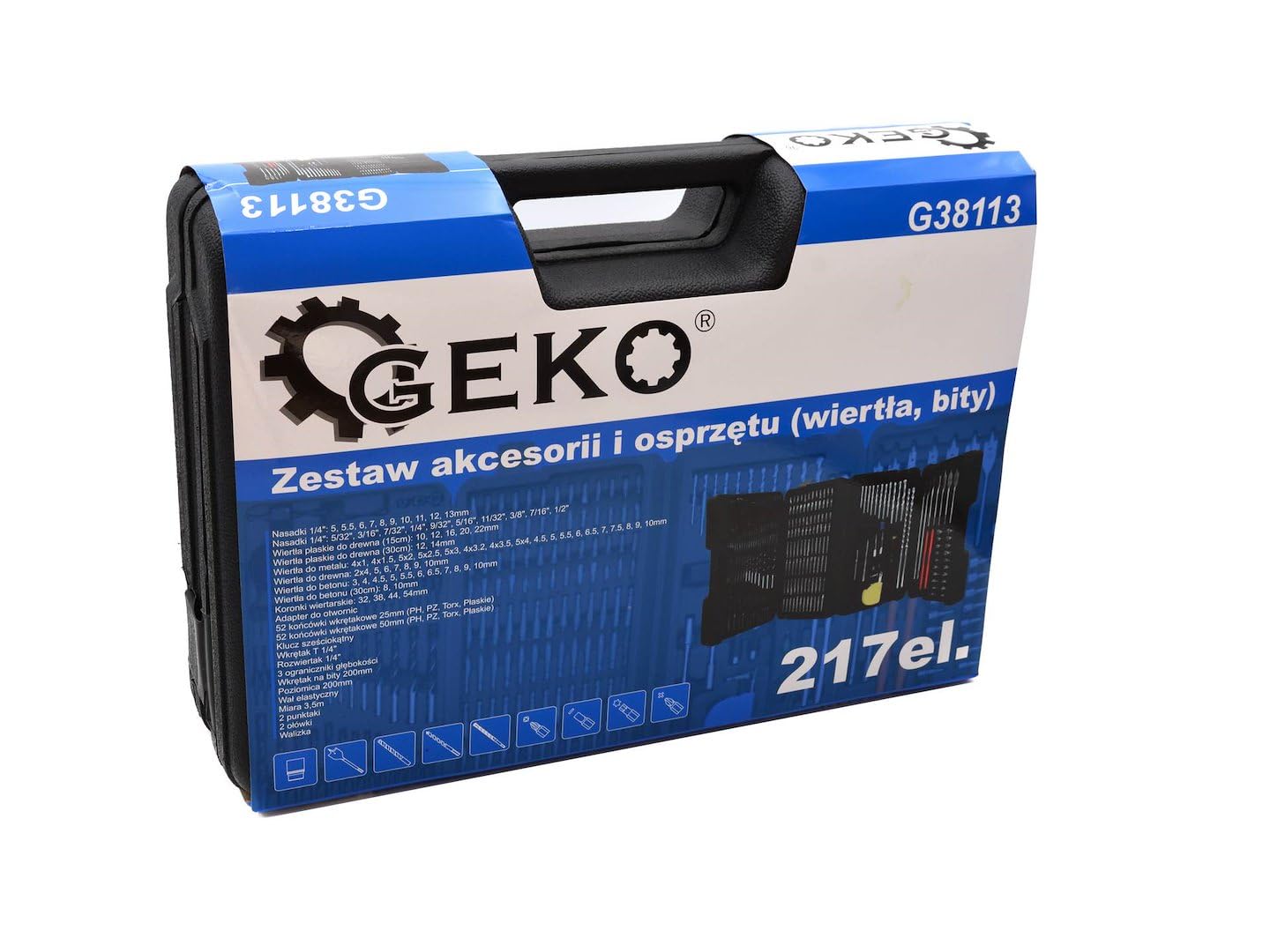 BSD Set Completo di Accessori per Trapano e Utensili Manuali - 217 Pezzi per Bricolage e Fai-da-te, Ideale per Appassionati e Professionisti