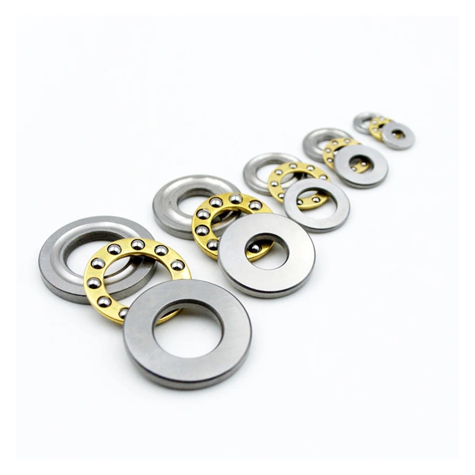 5 piezas mini rodamiento de bolas de empuje impresora 3D F3 8M F5-10M F6 12M F8-22M F8-14M F8 16M F10-17M F12-21M rodamiento de bolas de empuje en miniatura(F12-19M 12x19x5mm)