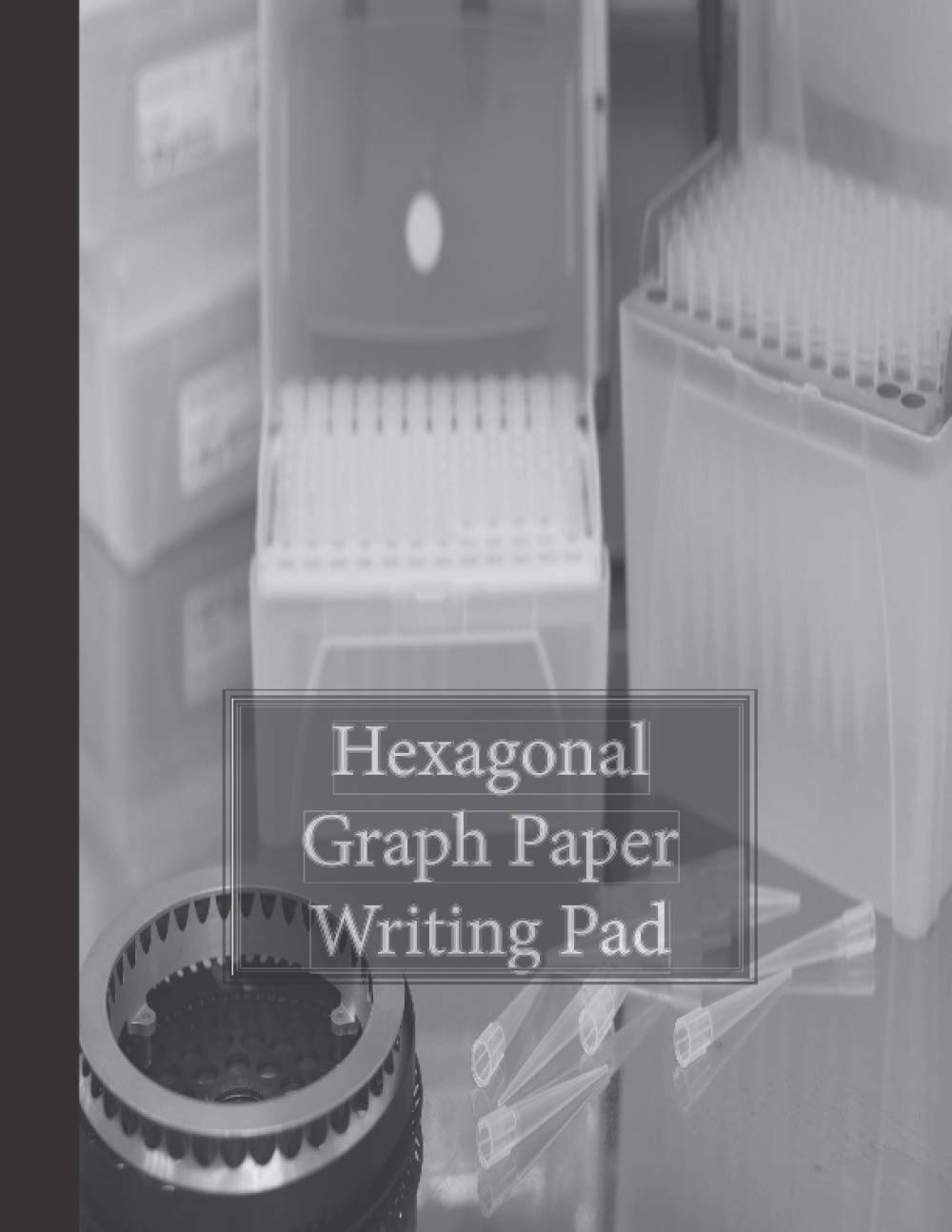 Hexagonal Graph Paper Writing Pad: Hex paper for chemistry lab and gaming. Science class grid notebook with chemistry hexagons.