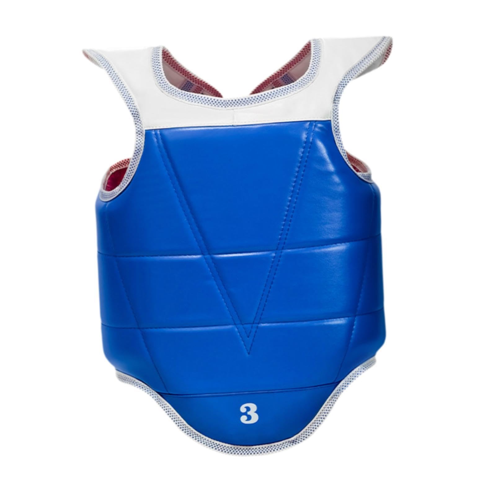 rockible Protector de Pecho de Karate, Chaleco Protector, Almohadilla de protección Corporal de Boxeo Reversible para Golpes Fuertes