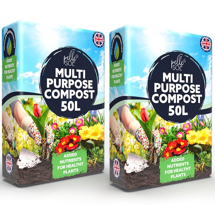 Pelle & Sol 100L Multi Purpose Compost - Compost for Outdoor Plants & Soil for Plants Indoors - Potting Soil for Pots Plants Outdoor - All Purpose Nutrient Rich Fertiliser, Houseplant Potting Mix โ image 1