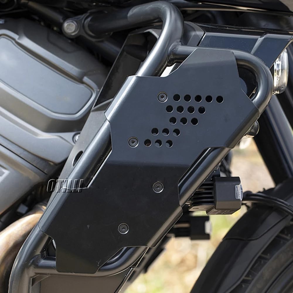 Motorcycle Crash Bar Engine Guard Protection Plate for Pan America 1250 Special 1250S PA 1250S Motorcycle Side Fairing Protection Panel Filler Plates Bumper Guard Cover