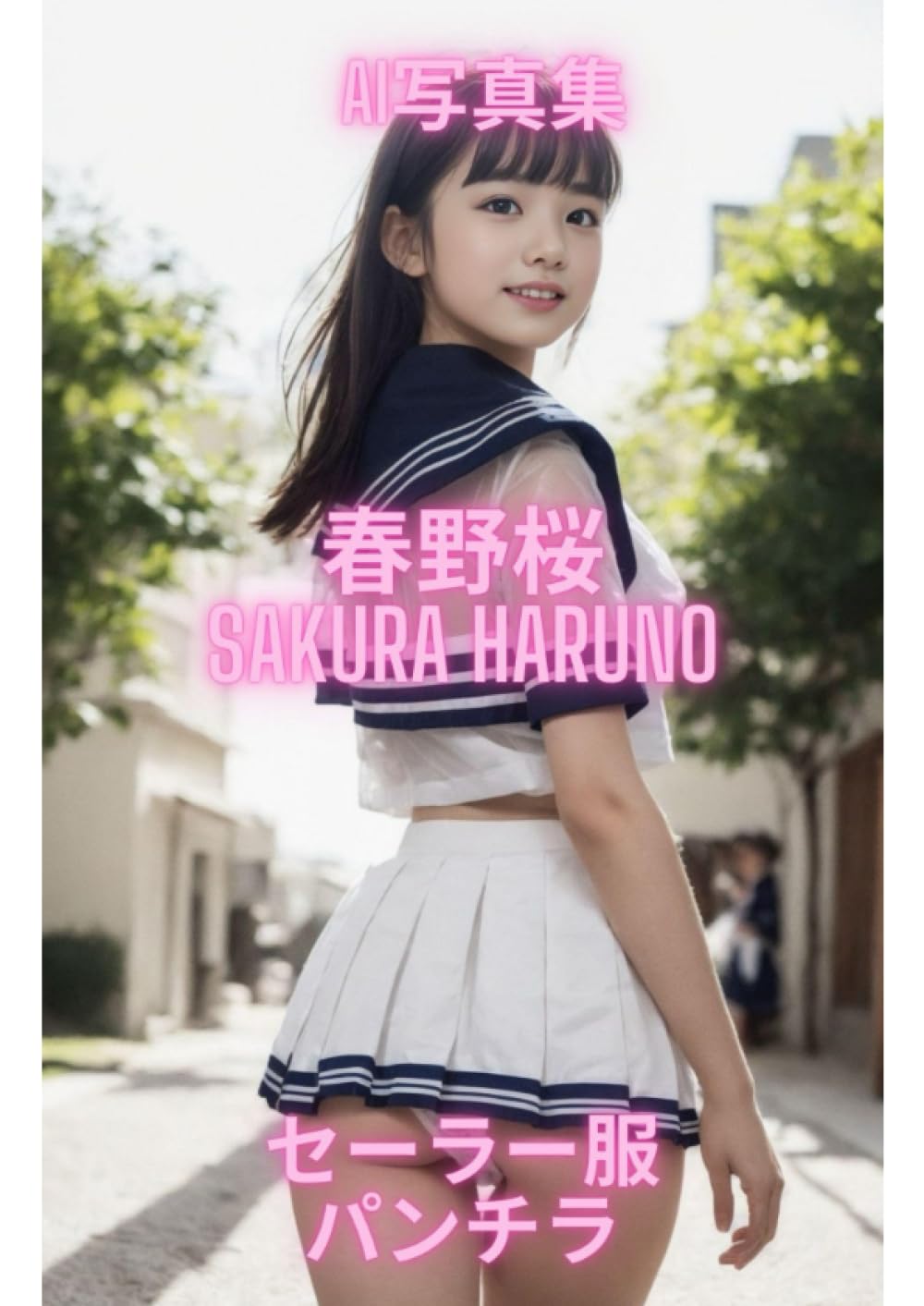 AI写真集 春野桜 Sakura Haruno セーラー服パンチラ | Premium Girls