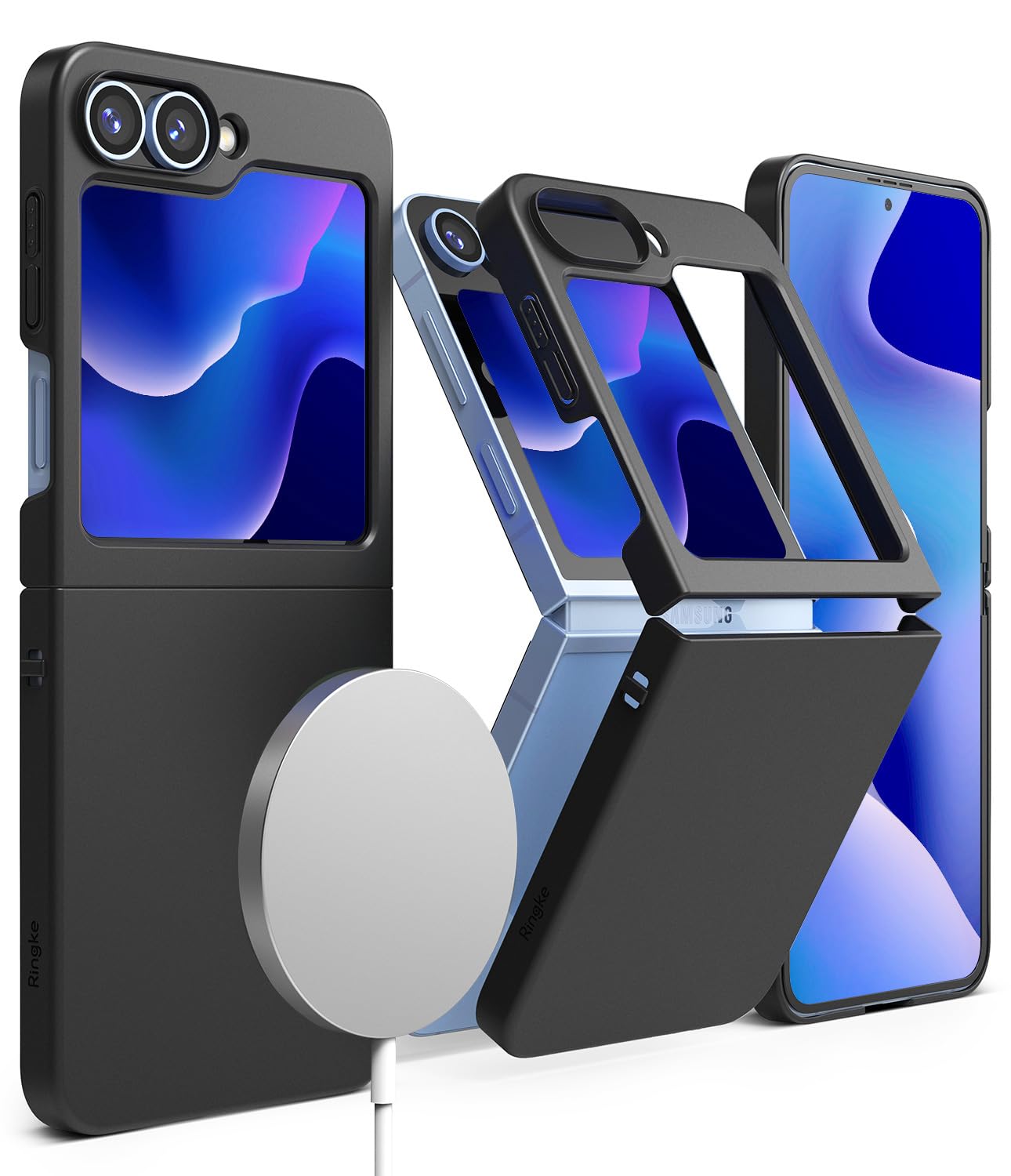 Samsung Galaxy Z Flip 6本体 ケース付き Amazon.com: Ringke Slim [Compatible with MagSafe] Designed for