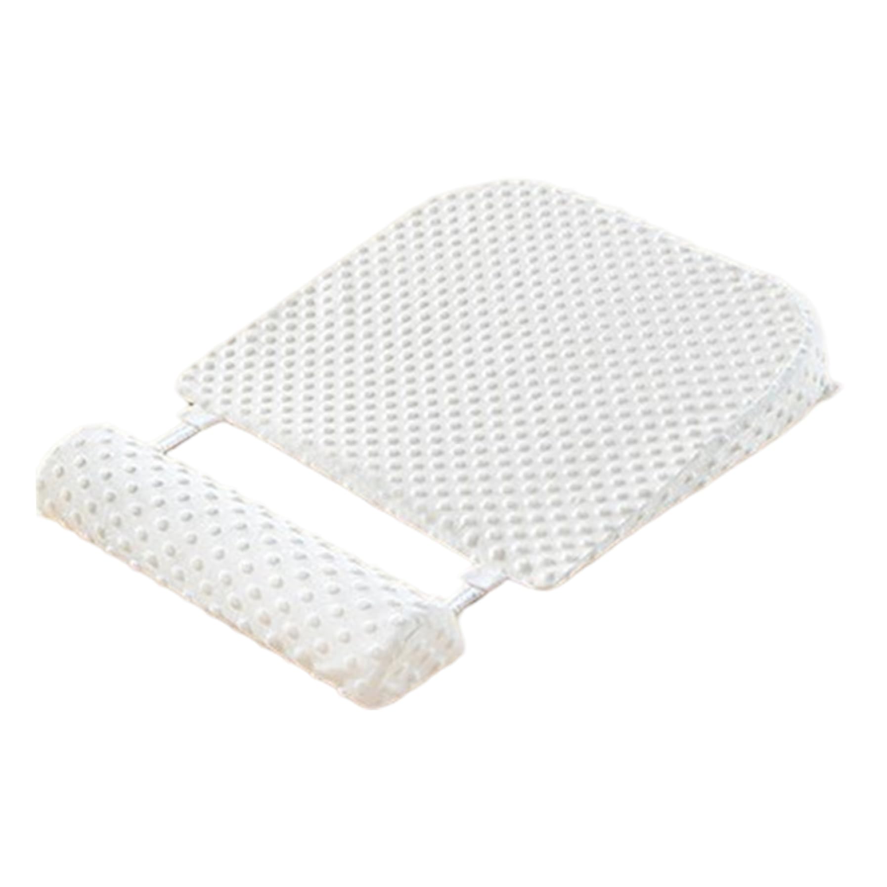 Almohada de cuña para bebés con inclinación antisaliva de 15 grados, doble cara refrescante de Tencel y felpa para todas las estaciones, multiusos para alimentación y tiempo boca abajo - Estilo 2