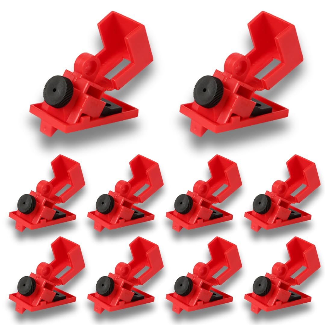 B☆Luck Re: Circuit Breaker Lockout Device - 10Pcs for 120/277V Clamp-on