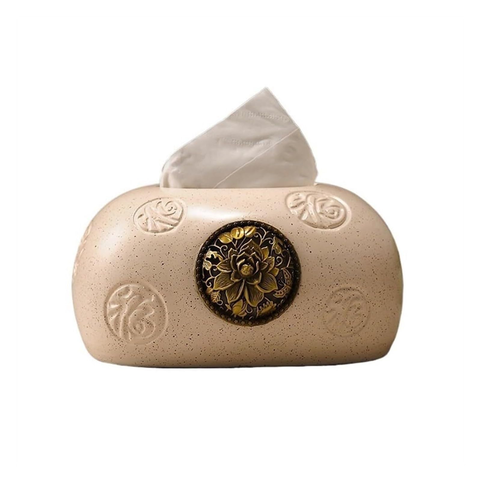 Tissue Dispenser Box Tissue Box Cover Ceramic Holder Dispenser Perfect For Bathroom Desks Countertop Apartment Must Haves