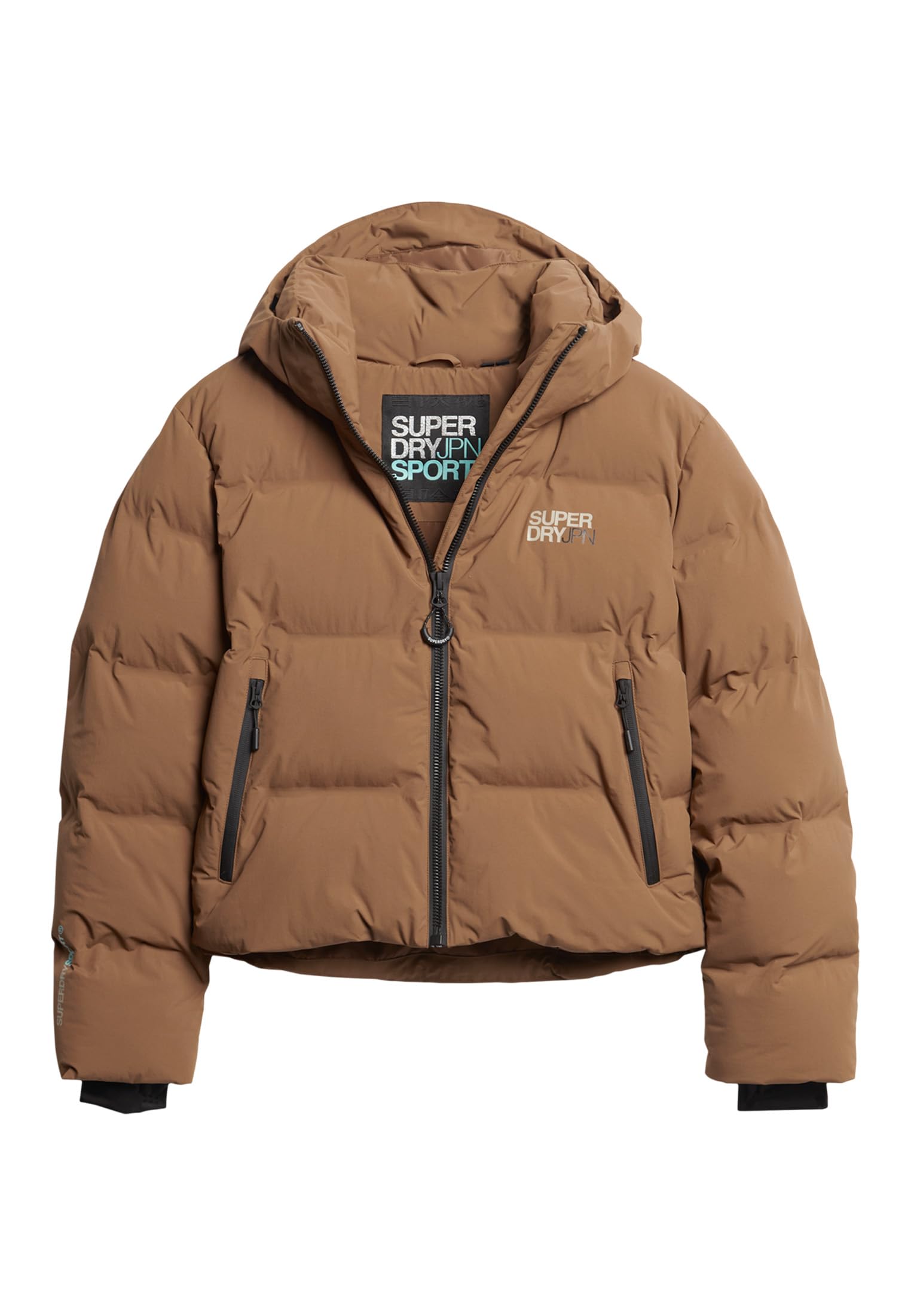 Superdry Women's Marron Hooded Puffer