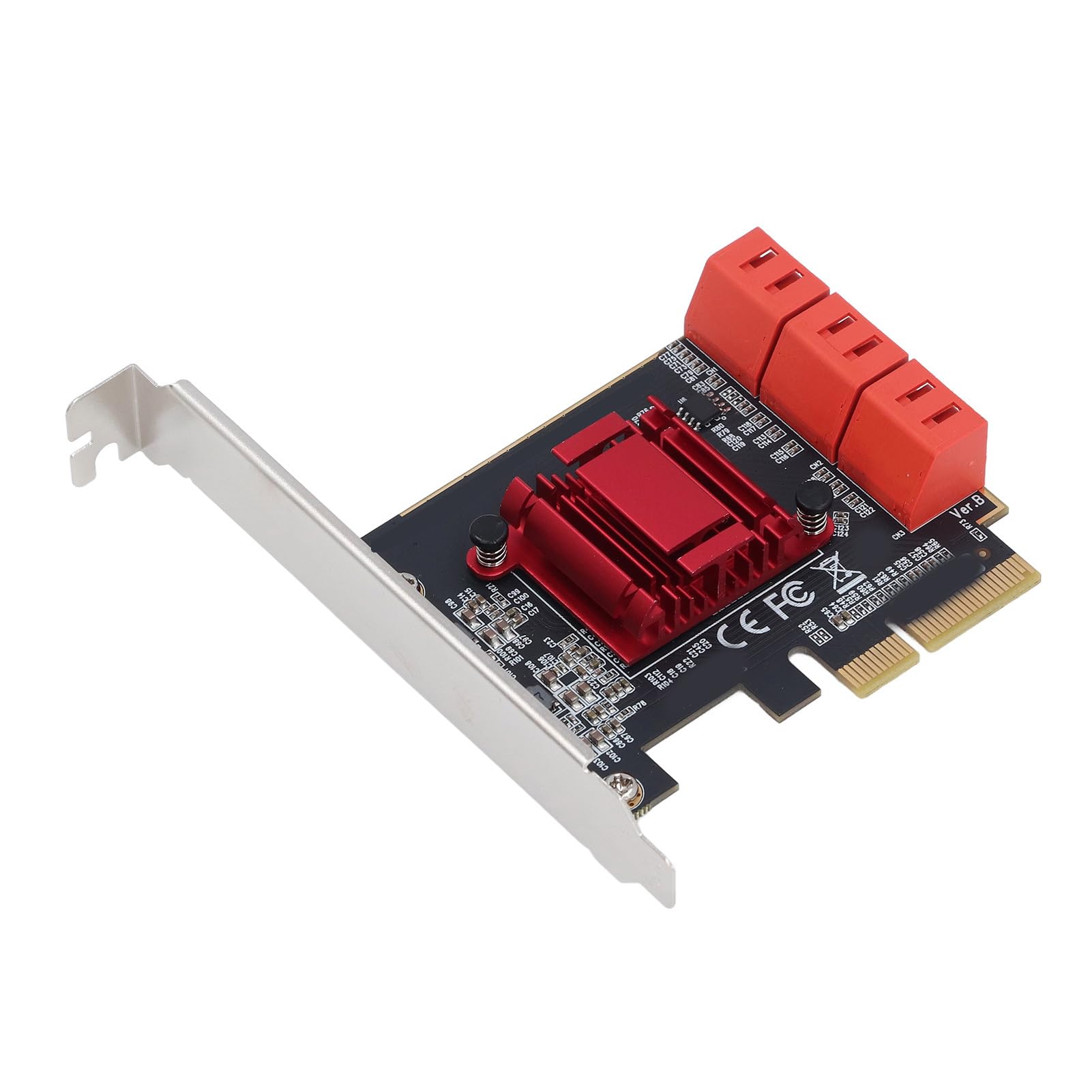 Amazon.co.jp: PCIe 3.0 X4 to SATA 3 カード、PCIe to SATA