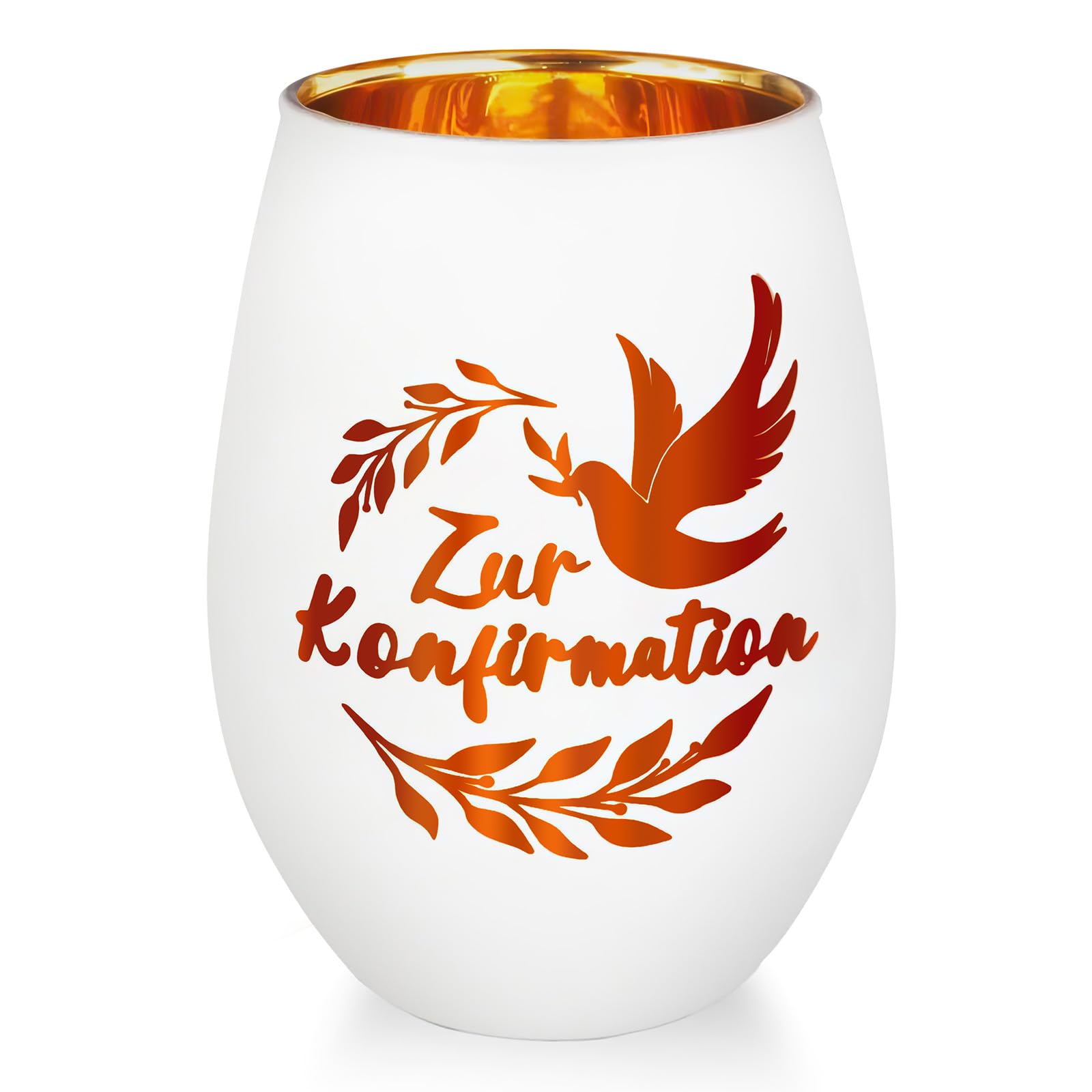 Belillpipi Windlicht Geschenke zur Konfirmation für Mädchen und Junge Personalisiert Konfirmation Geschenke mit Geschenkbox, Konfirmation Geschenke für Frauen, Teelichthalter Geschenkidee
