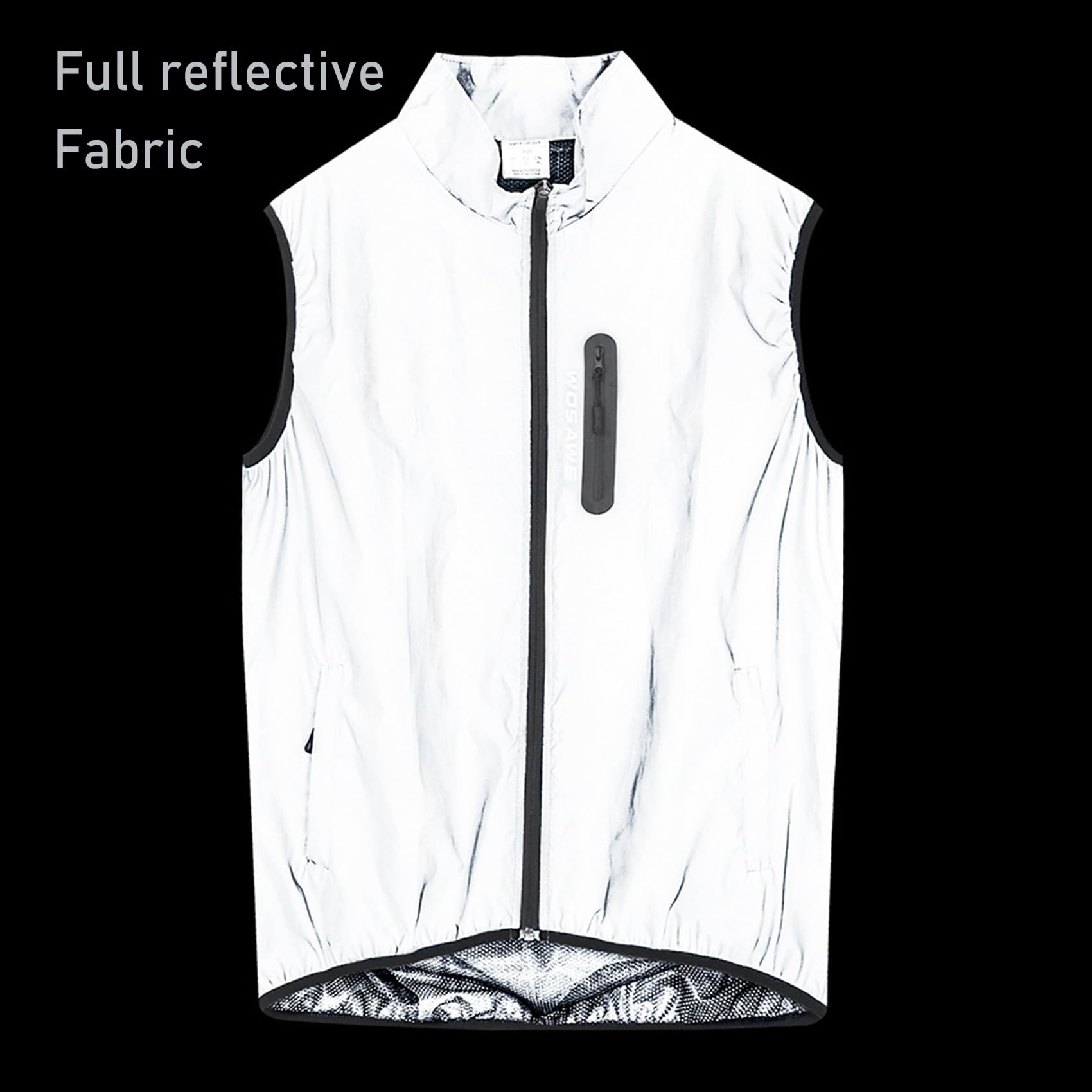 Chaleco de ciclismo reflectante para hombres mujeres chaqueta sin mangas camisetas ciclismo chaleco bicicleta de carretera ropa de bicicleta de alta visibilidad