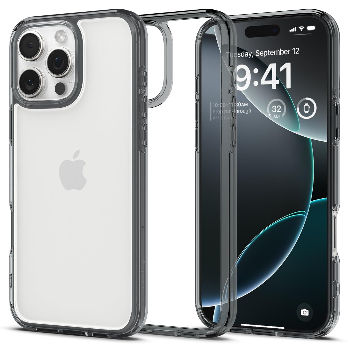 Spigen iPhone 16 ケース クリア 耐衝撃 ストラップホール Spigen iPhone 16 ケース クリア 耐衝撃 ストラップホール 黄変防止