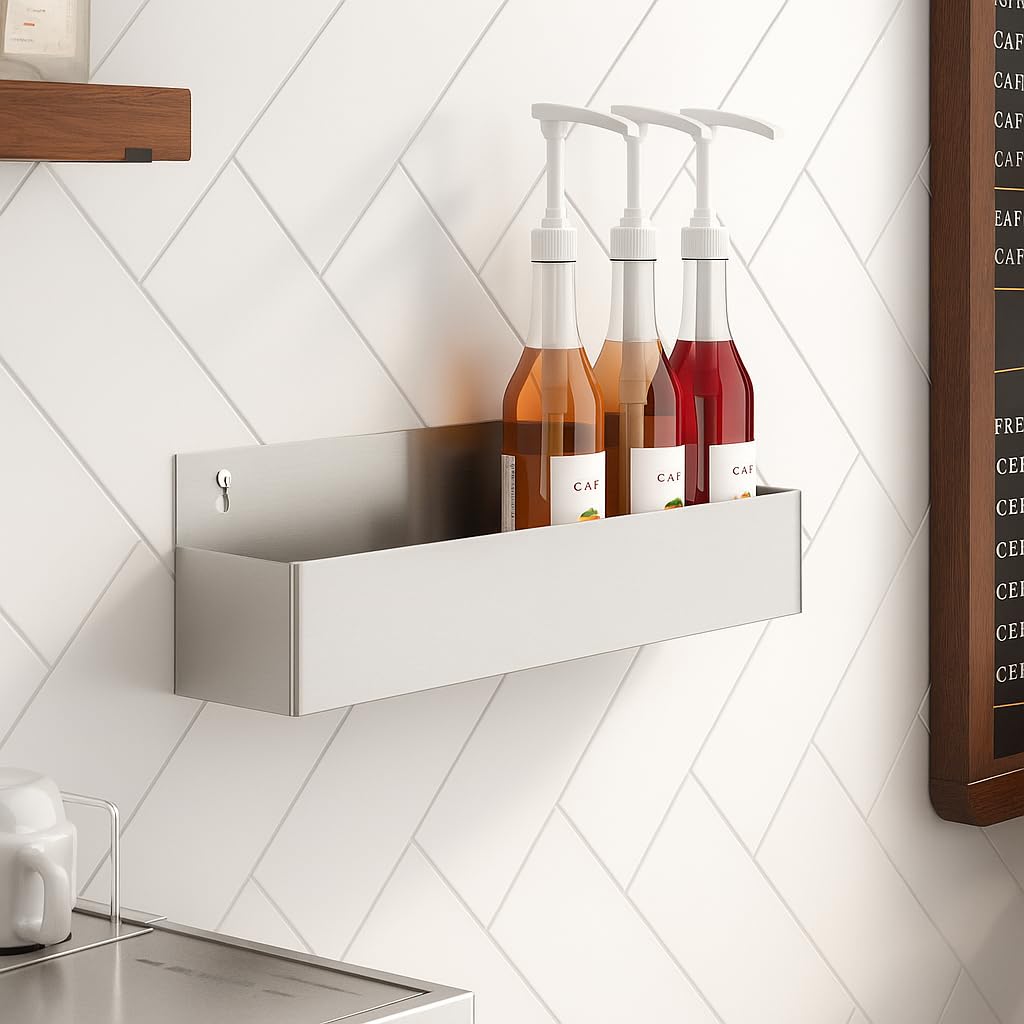 BarBits Speed Rail - Soporte para botellas de hasta 6 x 1 litro, acero inoxidable