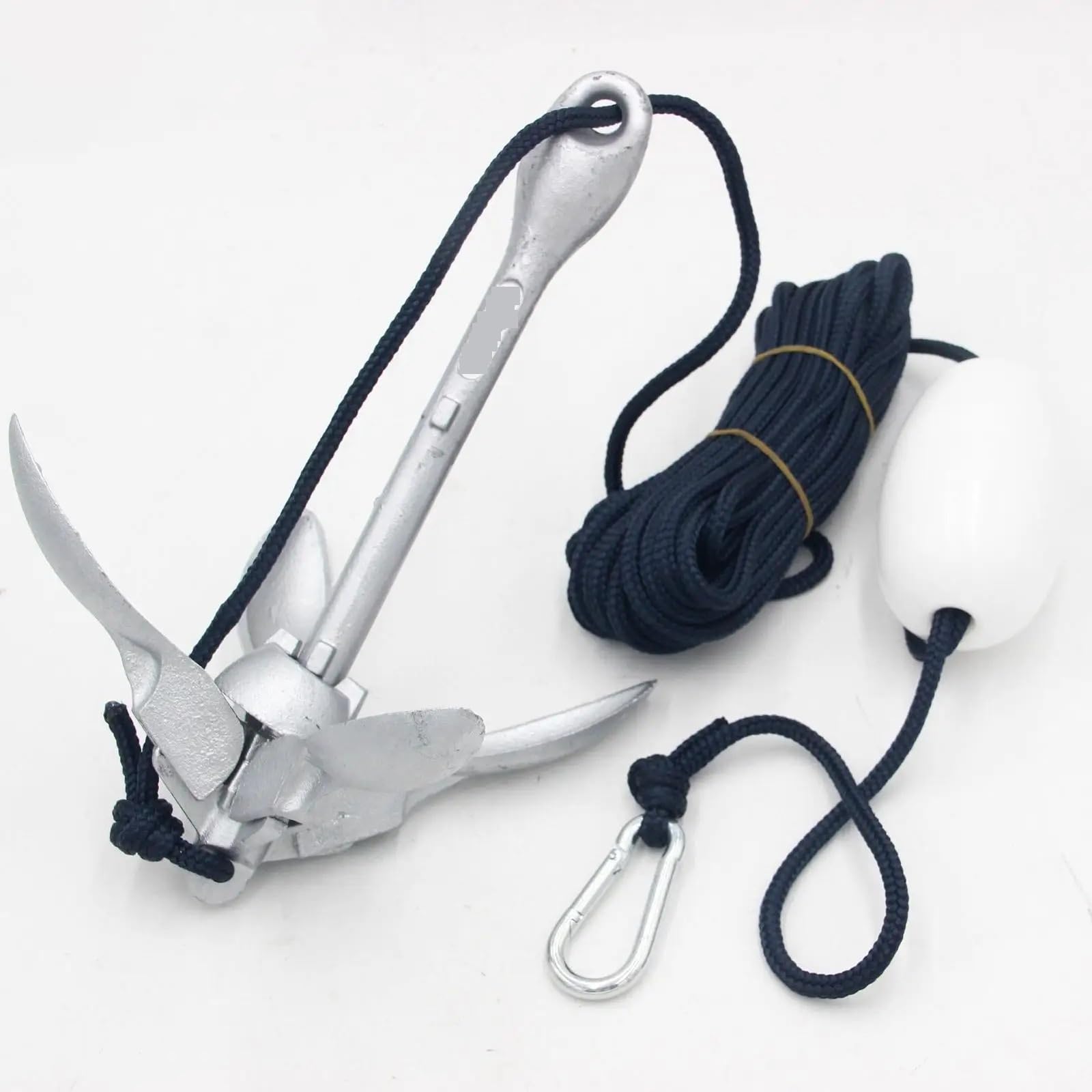 Kit di ancoraggio con rampino pieghevole da 1,5 kg for canoe e moto d'acqua Accessori di ancoraggio pieghevole da 3,5 libbre con ganci