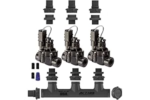 SPW Rain Bird Premium Valve Manifold System - 3-Zone