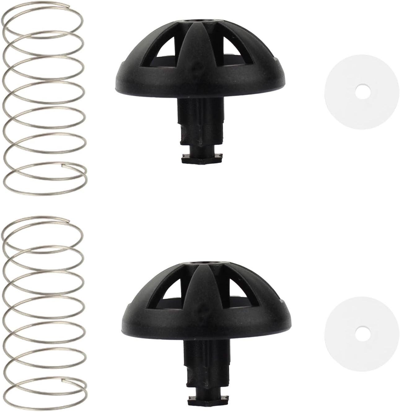 Coffee Machine Brew Basket Bottom Spring Loaded Stopper Kits Replacement Brew Basket Fits for Mr. Coffee Hamilton Coffee Machine Accessory 990117900 990237500 (2 Pcs)