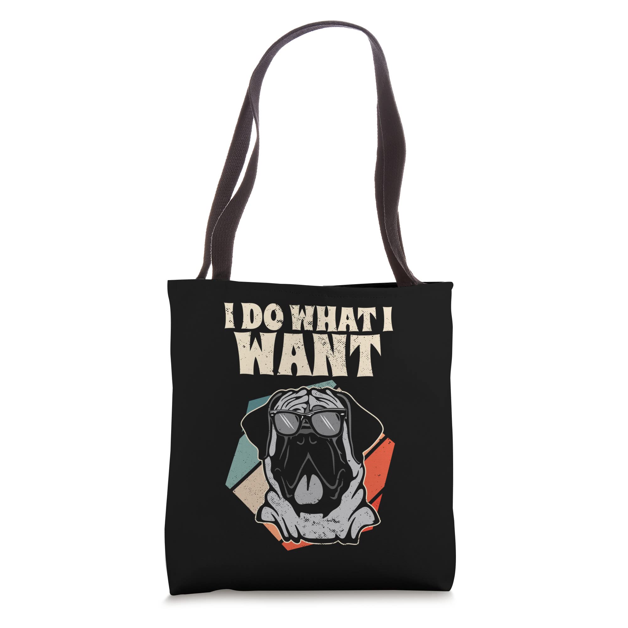 I Do What I Want I Dog Lover I Retro Mastiff Tote Bag